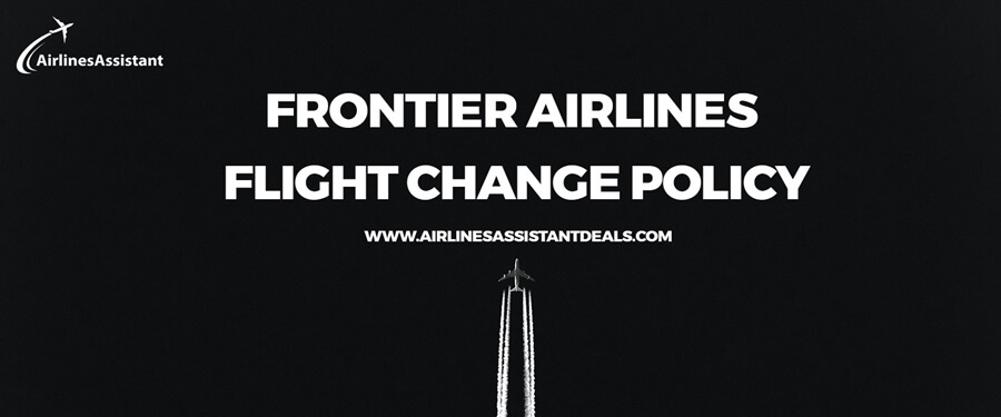 frontier airlines flight change policy